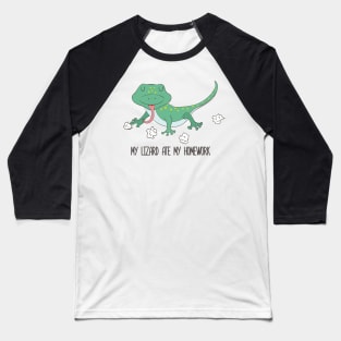 My Lizard Ate My Homework, Funny Pet Baseball T-Shirt